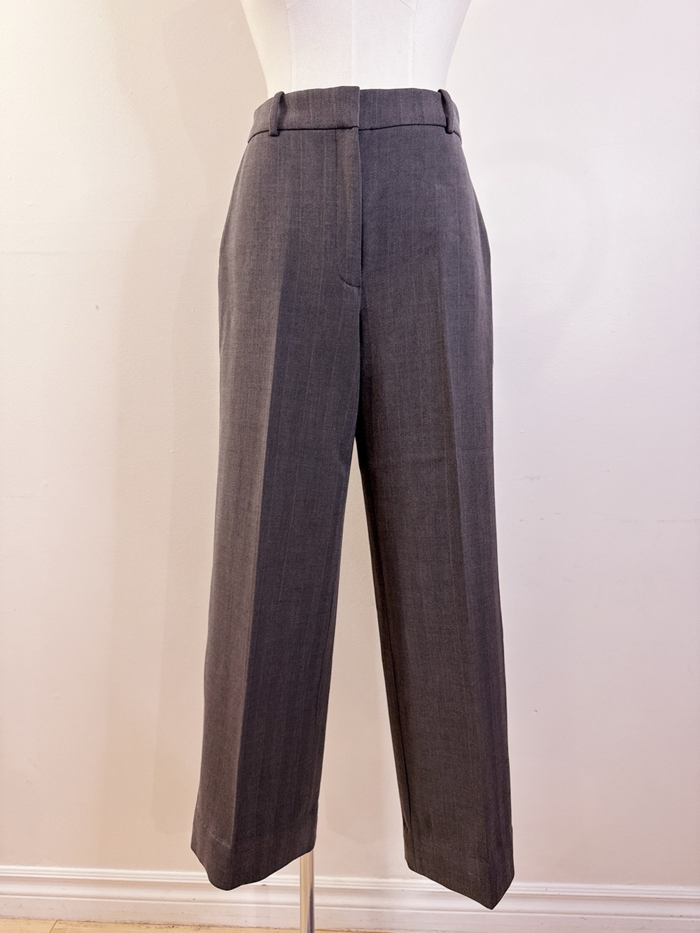 🩶 Aritzia Babaton Grey Agency High-Waisted Pants